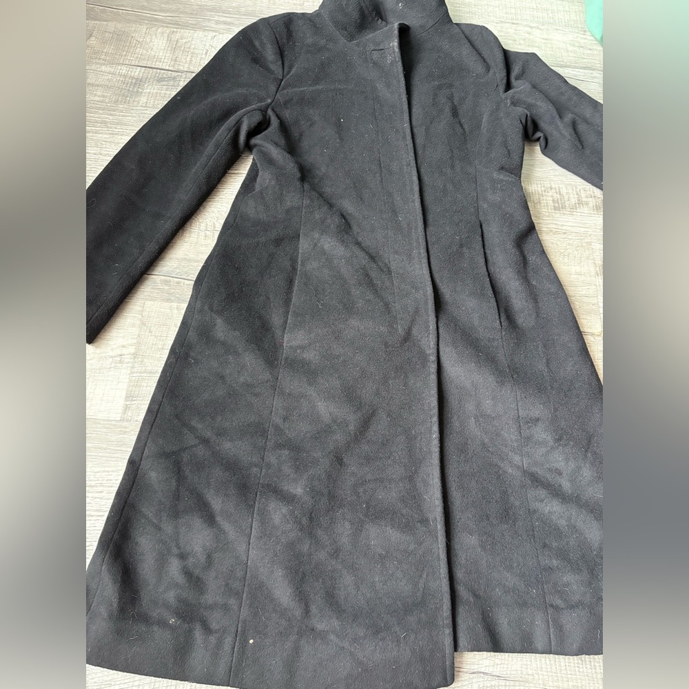 Cole Haan Single Breasted Wool Blend Coat business professional casual office - Picture 3 of 14